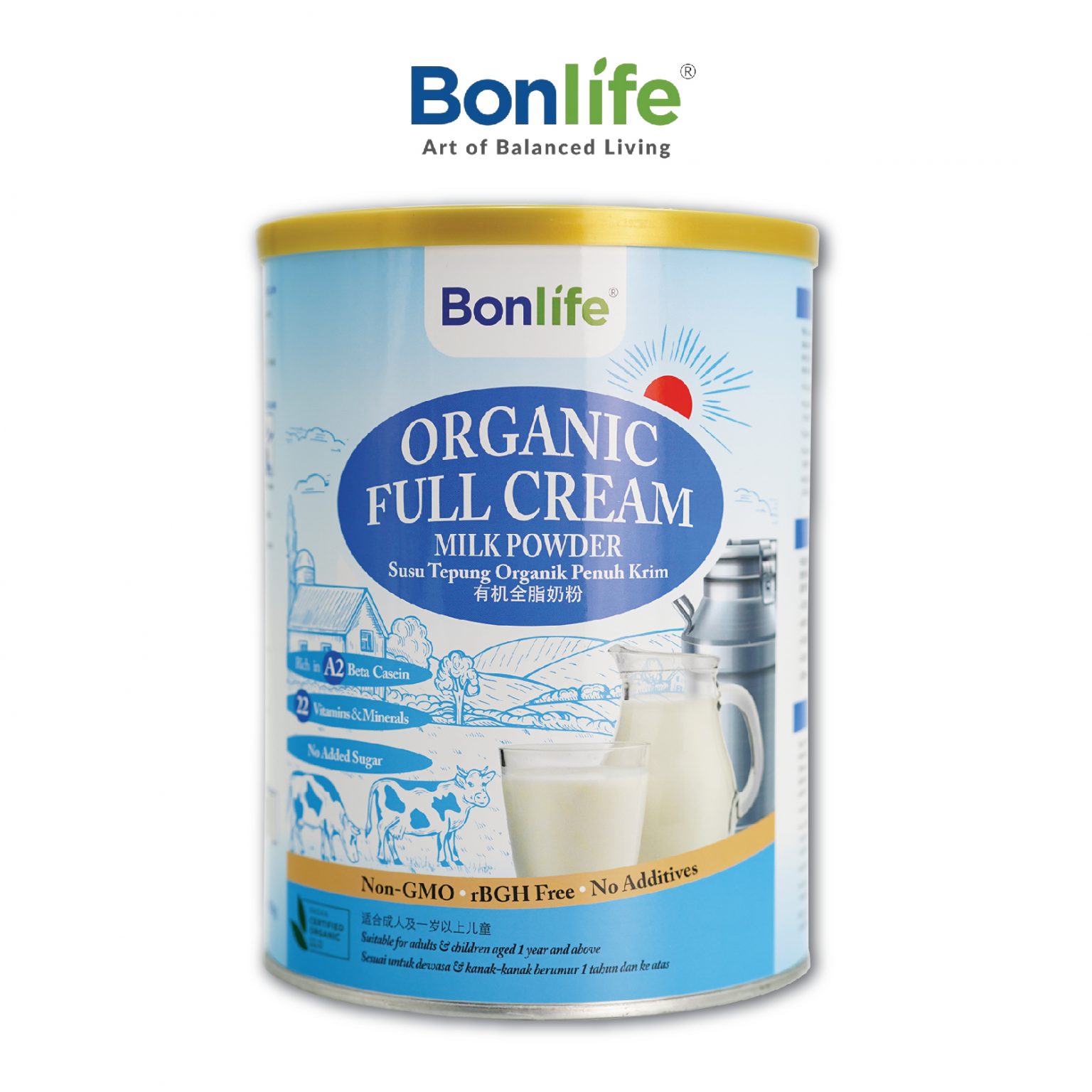 Organic Full Cream Milk Powder - Bonlife (M) Sdn Bhd