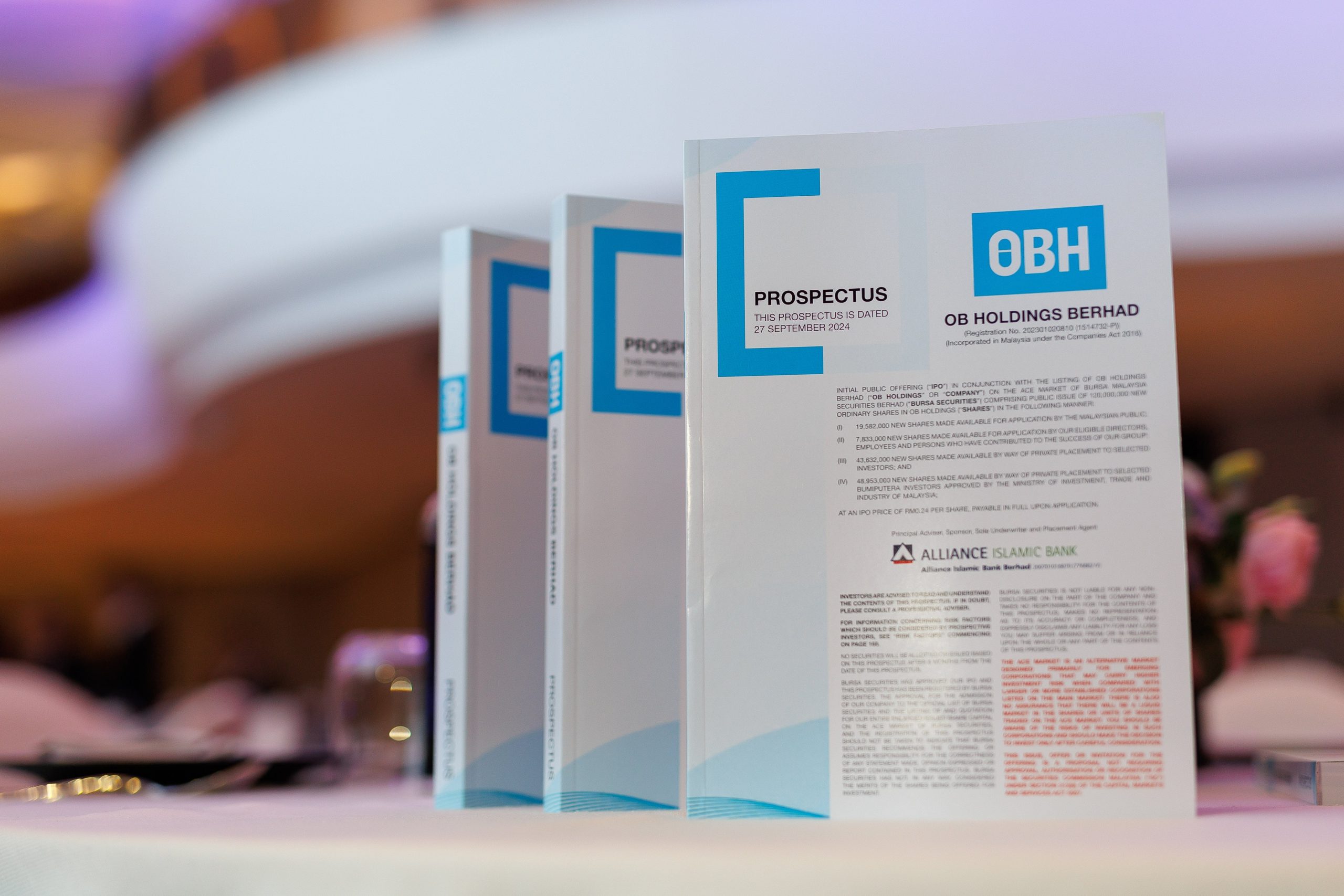 OBH IPO Prospectus Launch – Bonlife (M) Sdn Bhd