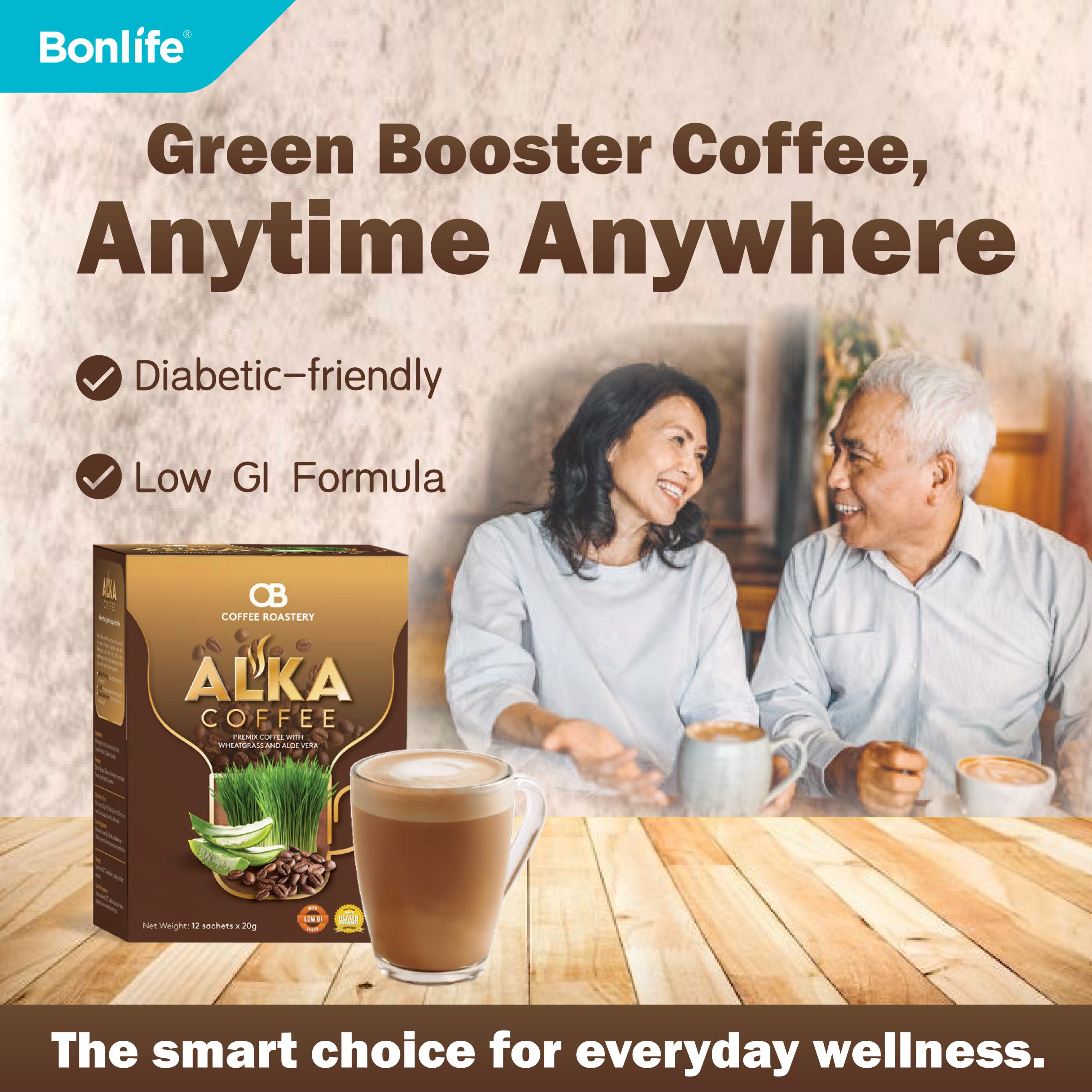 OB ALKA COFEE with Wheatgrass & Aloe Vera - Image 6